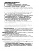 Enseñanza y Aprendizaje