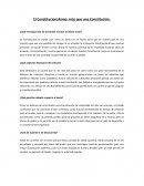 El Constitucionalismo: más que una Constitución