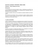 GUIA ÉTICA, SOCIEDAD Y PROFESIÓN - MEDIO CURSO