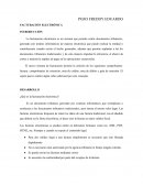 ¿Qué es la facturación electrónica?