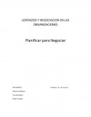 LIDERAZGO Y NEGOCIACION EN LAS ORGANIZACIONES
