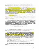 Formato de Demanda de Desahucio