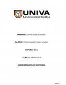 ADMINISTRACION DE EMPRESAS. La persona como sujeto etico y su dinamismo