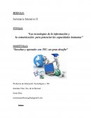 Las tecnologías de la información y la comunicación para potenciar las capacidades humanas