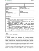 Análisis de Servicio ¨María Bonita¨