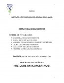 PROGRAMA DE ENSEÑANZA “METODOS ANTICONCEPTIVOS”