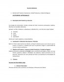 PLAN DE NEGOCIO ACCESORIOS ARTESANALES