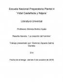 Reseña literaria: ¨La creación del hombre¨