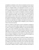 Artes. La fotografía