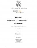 Informe economico Wenzhou