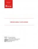 MERCADO LABORAL Y CAPITAL HUMANO