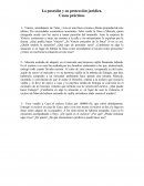 La posesión y su protección jurídica