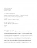 INFORME DE OBSERVACIÓN Y ANÁLISIS DE LA PRÁCTICA ESCOLAR