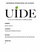 EVOLUCION DE LAS EXPORTACIONES ECUATORIANAS
