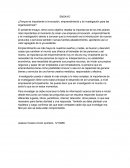 ¿Por que es importante la innovación, emprendimiento y la investigación para las organizaciones?