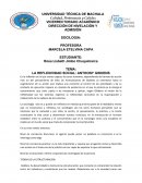 TEORIA DE LA REFLEXION SOCIAL DE ANTONY GIDENS