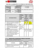 PLAN PARA LA ELABORACIÓN DE LAS NORMAS DE CONVIVENCIA 2019