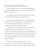 La geometría de la molécula