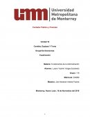 Fundamentos de la Administración Cuestionario