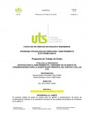 GESTION PARA EL MANTENIMIENTO Y REDISEÑO DE UN BANCO DE CONDENSADORES