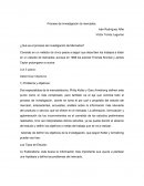 Proceso investigación de mercados
