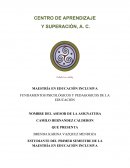 FUNDAMENTOS PSICOLÓGICOS Y PEDAGOGICOS DE LA EDUCACIÓN