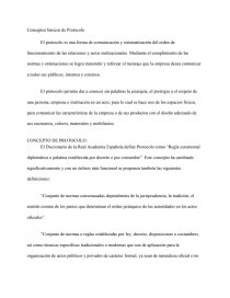 Conceptos Básicos de Protocolo. Página 1