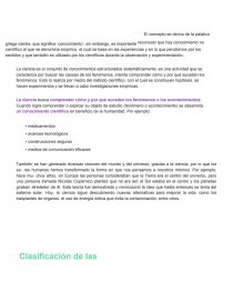 El lenguaje en la relación del hombre con el mundo Ciencia. Página 1