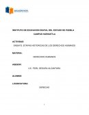 ETAPAS HISTORICAS DE LOS DERECHOS HUMANOS