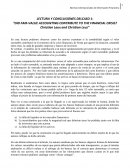 Contabilidad según el valor razonable contribuyó en el comienzo de la crisis financiera