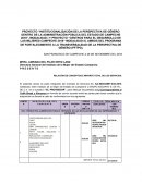 PROYECTO “INSTITUCIONALIZACIÓN DE LA PERSPECTIVA DE GÉNERO DENTRO DE LA ADMINISTRACIÓN PÚBLICA DEL ESTADO DE CAMPECHE 2018”