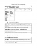 VALORACIÓN CLÍNICA ENFERMERA