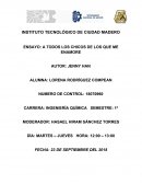 Ensayo Atodos los Chicos de los que me enamore