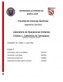 Laboratorio de Operaciones Unitarias Práctica 1: “Calibración de Termopares”