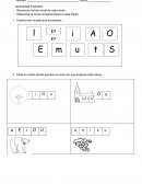 Evaluacion diagnostica. Reconocer sonido inicial de cada vocal