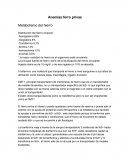 Hematologia. Anemias ferro privas