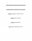 Propuesta socioeducativa de urbanismo