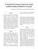 Evaluación del riesgo por exposición al etanol por consumo de bebidas alcohólicas en España