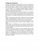 El origen de las especies. Charles Darwin