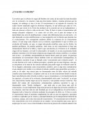 CREACION O EVOLUCION