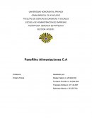 Caso: PaneRiko Alimentaciones C.A