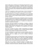 Importancia de la Información financiera