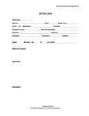 Formato inicial de Historia clinica