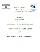 CARTAS DE AMOR A LOS MUERTOS