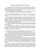 Evaluación recuperatoria de Filosofía de la educación