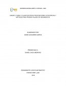 CLASIFICACIÓN DE PROPOSICIONES CATEGÓRICAS Y MÉTODOS PARA PROBAR VALIDEZ DE ARGUMENTOS