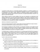 PRACTICA ESTABLECIMIENTO DE PRECIOS