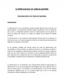 La Delincuencia en sabana perdida