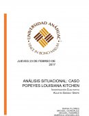 Análisis situacional Popeyes Kitchen