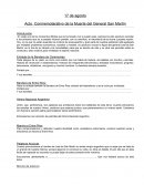 Acto Conmemotarativo de la Muerte del General San Martín